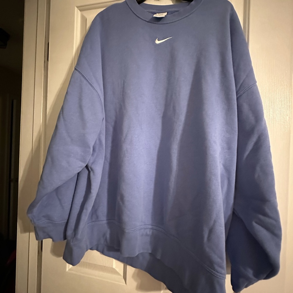 Nike women’s Blue phoenix oversized sweatshirt
